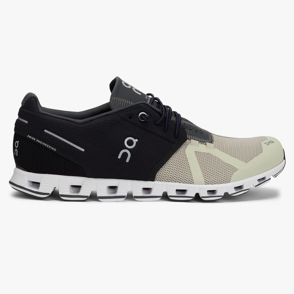 ON Running Cloud 50 | 50 Karamell og perle løpesko for menn — Schweiz Sale! Fantastisk tilbud!